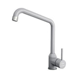 Baterie bucatarie monocomanda Impact, pipa inalta, cartus cu disc ceramic 40 mm, aerator, gri granit inchis