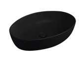 Lavoar pe Blat Jungborn Kalen, 62,5 x 42 cm, cu Dop Ceramic, Negru Mat
