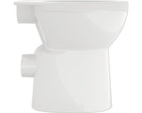 WC pe pardoseala inaltat Form & Style, evacuare orizontala, alb