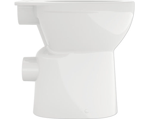 WC pe pardoseala inaltat Form & Style, evacuare orizontala, alb
