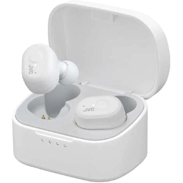 Casti Audio In Ear JVC, True Wireless, Bluetooth, Microfon, Autonomie 28 ore, Alb