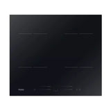 Plita incorporabila Haier HAIPSJ64MC, Inductie, 4 zone de gatit, WiFi, Boost, Sonda carne wireless, Slider Touch Control,60 cm, Neagru