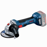 Polizor unghiular pe acumulator Bosch Professional GWS 180-LI, 18 V, 11.000 RPM, 125 mm diametru disc, M14 arbore de slefuit, 22.23 mm diametru orificiu, fara acumulator/incarcator