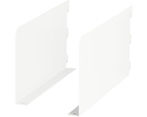 Set Suporti Raft Pe Sina Dolle Book Brackets 250x130x22 Mm, Alb, 2 Piese, Pentru Constructie Biblioteca