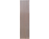 Panou Riflaj Decorativ Estetica Stejar Masiv Gri 3,4x60x250 Cm
