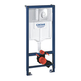 Set 3 in 1 rezervor pentru WC Grohe Rapid SL, 1.13 m, placa de actionare inclusa, rezervor de apa GD2, cadru instalare, dubla spalare, Crom