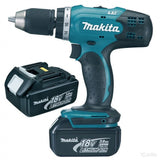 Masina de gaurit si insurubat (bormasina) pe acumulator Makita DDF453RFE, 18 V, 42 Nm, 1300 RPM, 36 mm diametru maxim de gaurire, 2 acumulato 3 Ah, incarcator