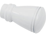 Capat Conic Chicago Alb Ø 20 Mm, Set 2 Buc