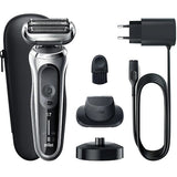 Set Aparat de ras BRAUN Series 7 70-S4200, Acumulator, Autonomie 50 min, Argintiu