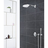 Sistem de dus cu termostat Grohe Smartcontrol Perfect 310 S, incastrat, butoane push&turn, 2 functii dus, para dus inclusa, anti-calcar, crom