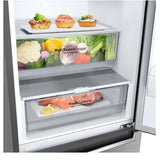 Combina Frigorifica LG GBB61PZGCN1, No Frost, 341 l, H 186 cm, Clasa C, Argintiu