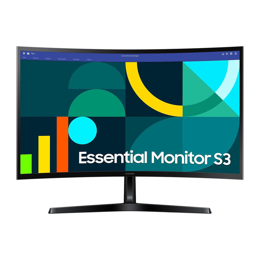 Monitor LED Samsung S3 S36GD, 27", Full HD, VA, 100Hz, curbura 1800R, 4ms(GTG), Flicker Free, HDMI, Negru