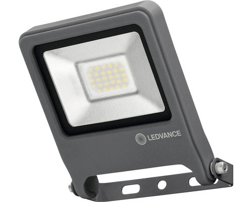 Proiector Cu Led Integrat Ledvance Endura Flood 20w 1700 Lumeni Ip65, Lumina Calda, Gri Inchis