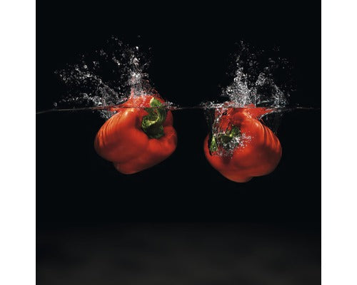 Tablou Sticla Modern Vegetable Ii 30x30 Cm