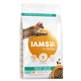 Hrana uscata pentru pisici IAMS Vitality, Adult Light & Sterilized, Pui, 10Kg