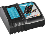 Incarcator rapid compatibil Makita DC18RC 14.4V - 18V 3A pentru baterii Li-ion, negru, dimensiuni 19x15x7.8cm