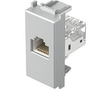 Priza Date Rj45 Simpla Tem Cat5e, Argintiu