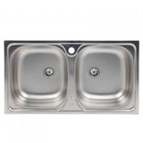 Chiuveta bucatarie inox lucios, Franke CIN 620, 2 cuve, 78 x 43.5 cm