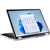 Laptop 2 in 1 ACER Aspire 3 Spin 14 A3SP14-31PT-336C, Intel Core i3-N305 pana la 3.8GHz, 14" WUXGA Touch, 8GB, SSD 512GB, Intel UHD Graphics, Windows 11 Home, Argintiu
