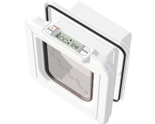 Usa Acces Pisici Cat Mate Elite Cu Microcip Si Temporizator 25x26 Cm Alb