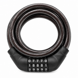 Antifurt Bicicletă cu Cifru 120 cm x 12 mm, Cablu de Siguranță cu Combinație, pentru Bicicletă și Trotinetă