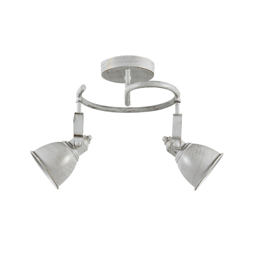 Lustra Interior Erste Juno 2x60W Max E27 EL0038221 Culoare Alb Antichizat