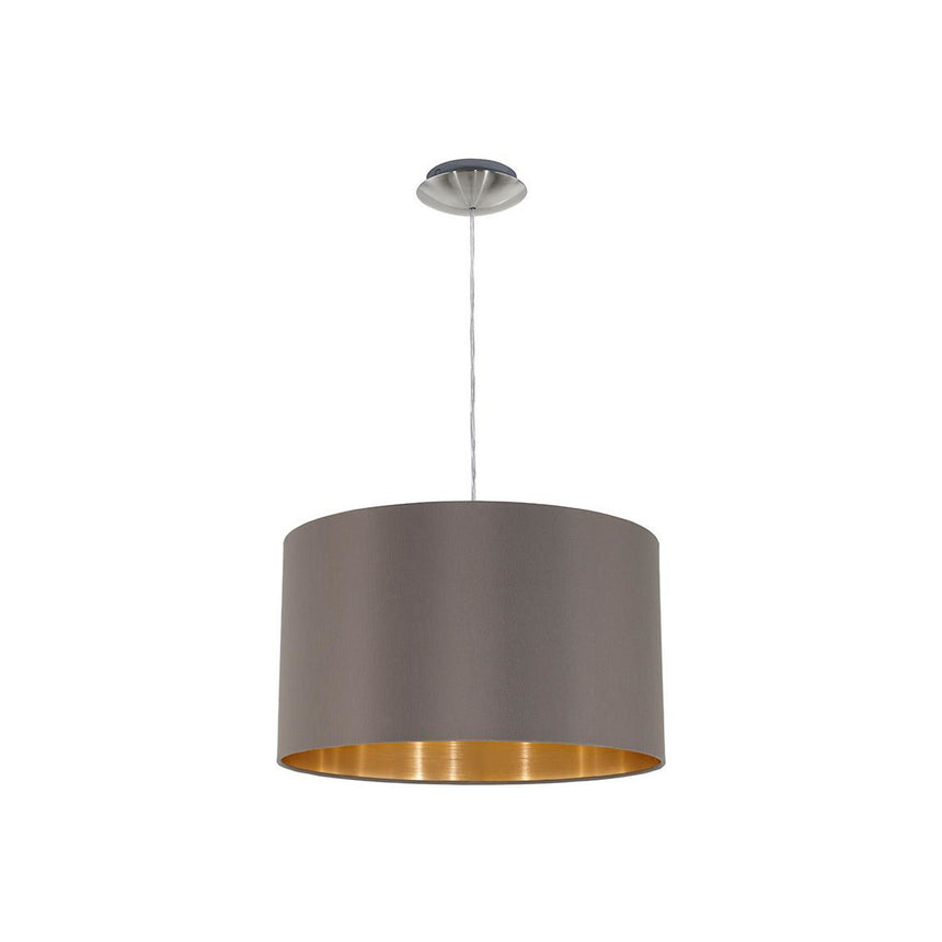 Lustra cu cablu, Eglo, 1xE27, 60W, 230V, Auriu/Crom