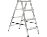 Scara Dubla Din Aluminiu Kaiserthal 2x4 Trepte Max. 150kg