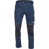 Pantaloni de lucru din material elastic, cusaturi triple - Cerva Neurum Bleumarin 48