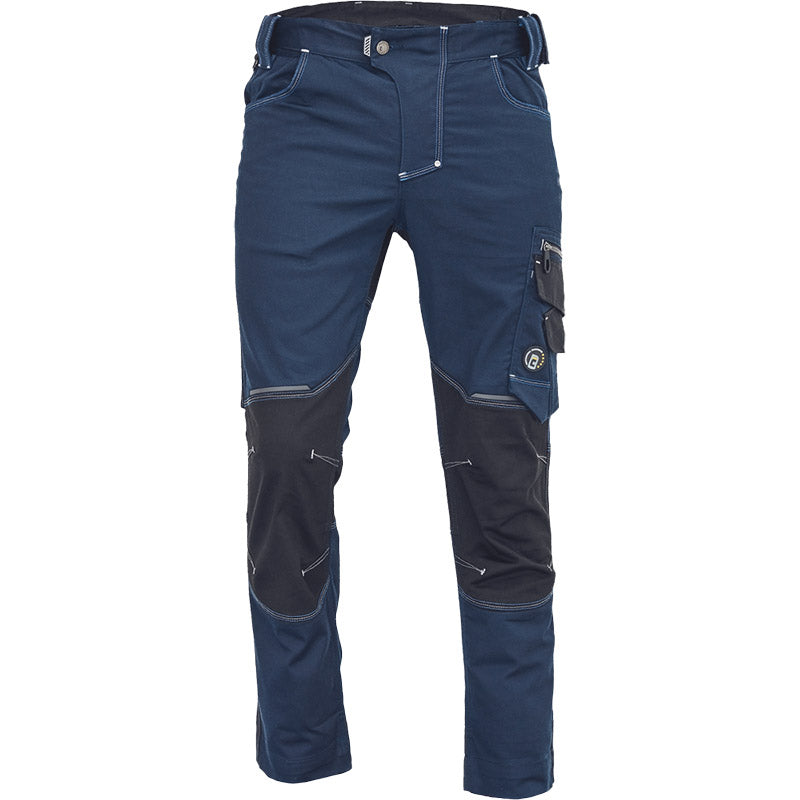 Pantaloni de lucru din material elastic, cusaturi triple - Cerva Neurum Bleumarin 48