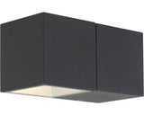 Aplica In Jos Cu Led Integrat Daveen 5, 6w 450 Lumeni, Pentru Exterior Ip54, Antracit