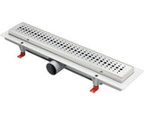 Rigola Dus MCH Basic cu Gratar Inox Lucios 350 mm, Inox