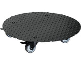 Suport Ghiveci Cu Roti Wagner Metal Ø 38 Cm Negru