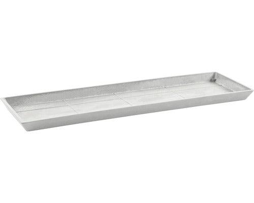 Farfurie Ecopots Bruges Plastic 47, 5x19, 5x2, 5 Cm Alb-gri