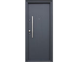 Usa Exterior Metalica Malva 88x205 cm Dreapta