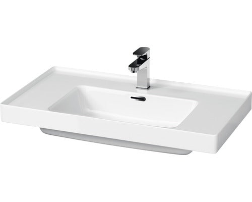 Lavoar baie incastrat alb 80 cm Cersanit Crea