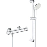 Baterie dus Grohe Grohtherm 800 34565001, 1/2'', termostat, aparent, coloana dus, crom