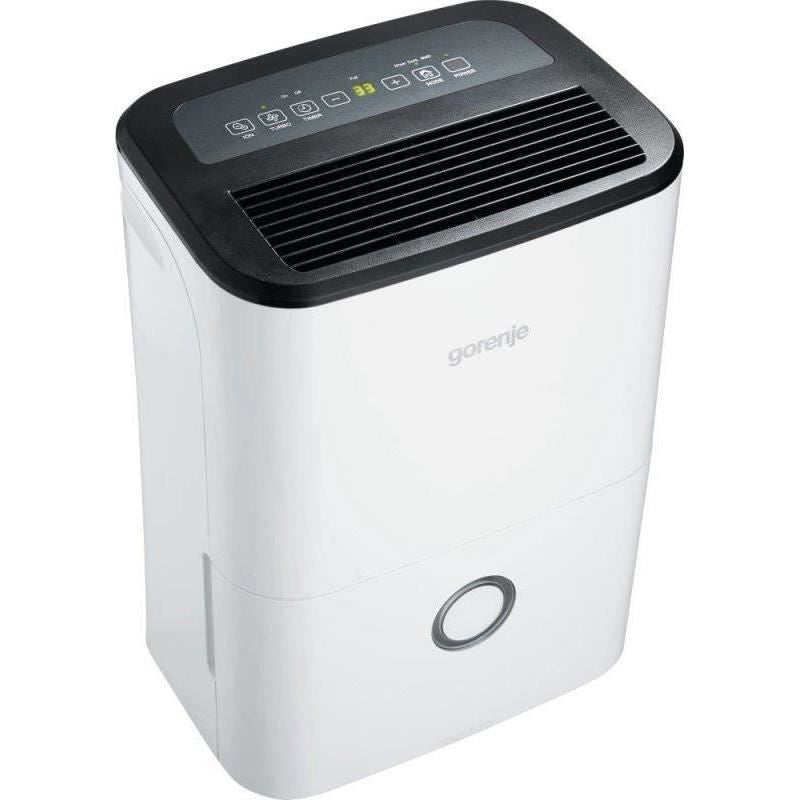Dezumidificator, Gorenje, D20M, 440W, 37-52 m2, functie de purificare a aerului, Alb