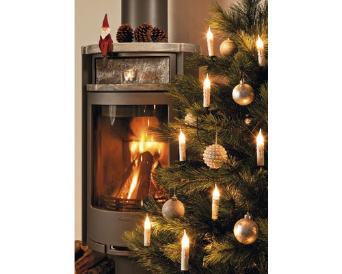 Ghirlanda De Luminite Tip Lumanare Konstsmide Inghetate Distanta Intre Lumini 70 Cm 20 Buc Alb Cald