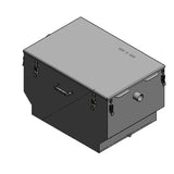 Separator grasimi INOX PARK Patrat D.50, 0.5 l/s garnitura si sistem inchidere CE (SGI05)