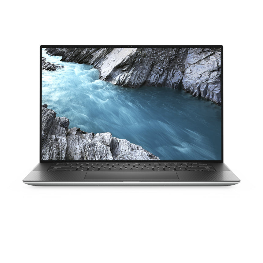 Laptop Dell XPS 15 9510 cu procesor Intel® Core™ i7-11800H pana 4.6 GHz, 15.6" UHD+ Touch, 32GB RAM, 1TB SSD, NVIDIA GeForce RTX 3050Ti 4GB, Windows 10 Pro, Silver