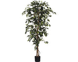 Planta Artificiala Ficus Benjamina, Verde