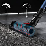 Aspirator vertical Rowenta X-Force Flex 12.60 Aqua RH98C0WO, 320 W, 0.9 l, Autonomie 45 minute, Albastru/Negru