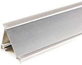 Plinta Antistrop Aluminiu pentru Protectie Blat Bucatarie 3660x30x30 mm Argintiu