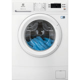 Masina de spalat rufe slim Electrolux EW6SN506W, 6 kg, 1000 rpm, Clasa D, Afisaj LED, Sensicare, Alb