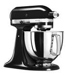 Mixer cu bol KitchenAid Artisan 5KSM125EOB, 300W, 4.8L, Onyx Black