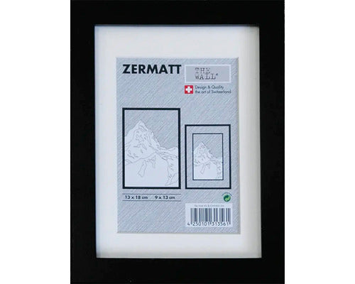 Rama Foto Lemn Zermatt Neagra 13x18 Cm