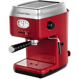 Filtrul de cafea vintage, Russell Hobbs, 1300W, 15 batoane, Rosu