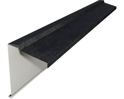 Fronton Tip Coama PRECIT Pentru Tabla Prefaltuita Click 0,5x120x2000 mm Stone Grey