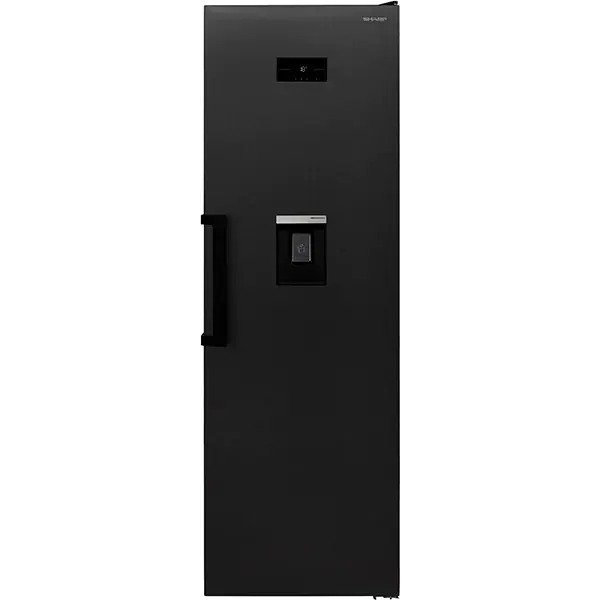 Frigider cu o usa SHARP SJ-LC41CHDAE-EU, No Frost, 390 l, H 186 cm, Clasa E, Dozator apa, Negru